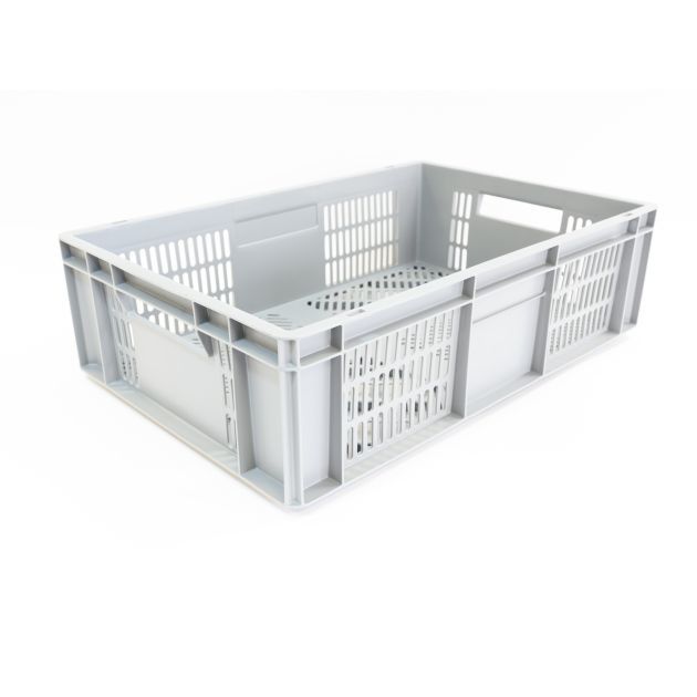 34-litre Stacking Container with Mesh Base and Mesh Sides - 600mm x 400mm range